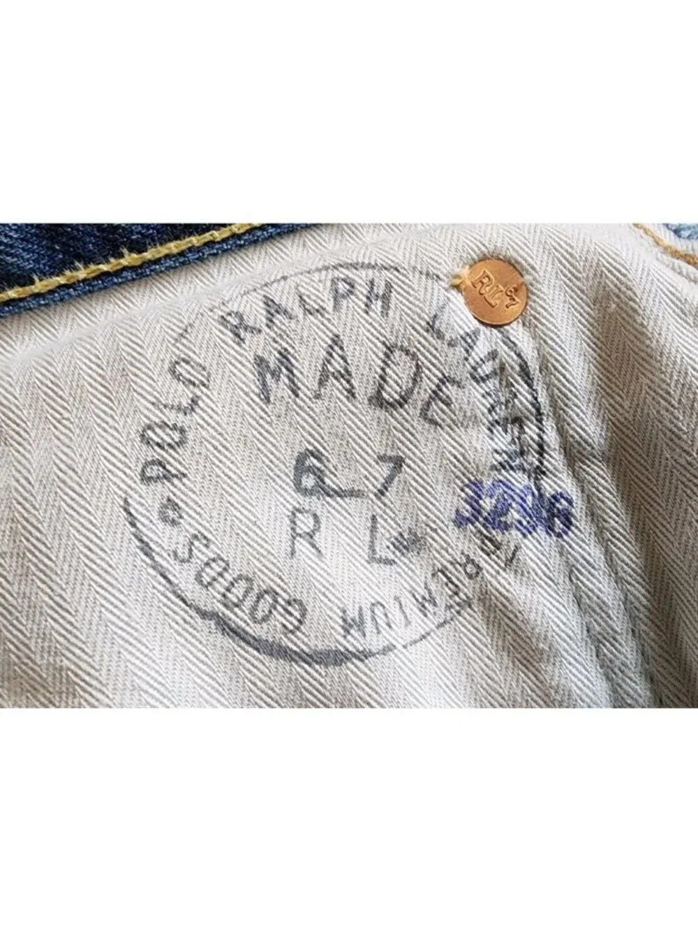 Vintage Polo Ralph Lauren Jeans 48x30 Classic 867 Baggy Loose Denim Y2K Mexico
